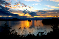 Alaska Framed Sunset