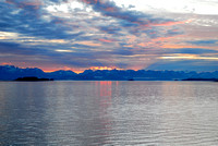 Alaska Glowing Sunset