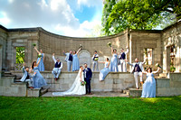 Oak park bridal party