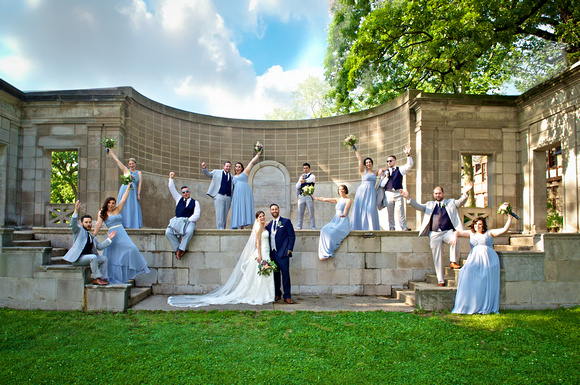 Oak park bridal party